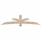 Ekena Millwork Alberta Smooth Timber Gable Bracket, Douglas Fir, 96"W x 24"H x 3 1/2"D x 5 1/2"F, 6/12 Pitch GBW096X24X0406ALB00SDF - alternate 1